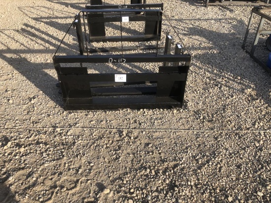 Set of 48" skid steer pallet forks