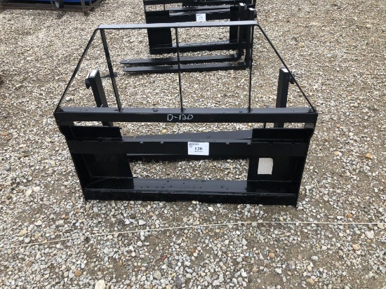 Set of 48" skid steer pallet forks