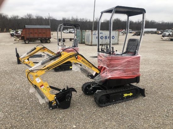 Agrotk Mini Excavator, Unused