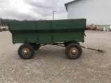 Flared bed wagon, wood box.