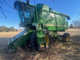 JD 9500 combine, NON RUNNING, parts machine.