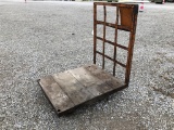 Pallet cart on wheels