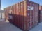 20' Sea Container- Red- Zim