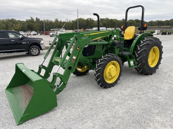 2022 JD 5075E w/ JD 520M loader +