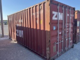 20' Sea Container- Red- Zim