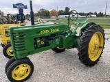 JD H Tractor, Drove onto Trailer,