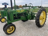 JD B General Purpose Tractor, Drove onto Trailer,