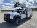 2012 F550 37' Bucket Aerial VUT