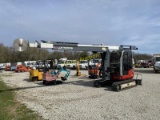 Takeuchi TB260 w/ Loftness quick cut saw,