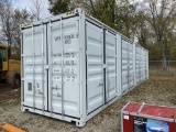 40FT Container, Used One Time + 5 sets of doors,  Plus Tax