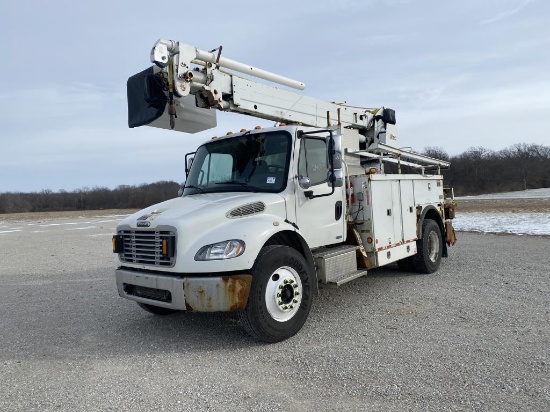 2007 Freightliner M2 Crane Truck W/ Man Basket Vut