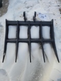 Unused Rake Mini Excavator Attachment +
