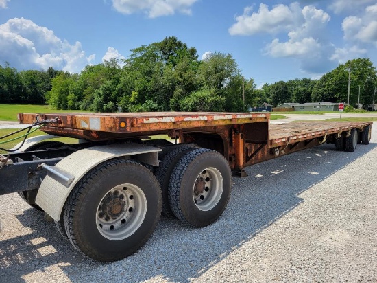 2000 Fruehauf Drop Deck Trailer