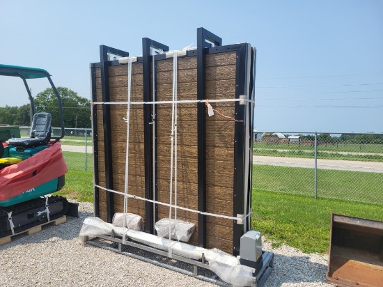 26' electric sliding gate, with power opener