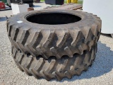 2) Firestone 480/80R46 tires, used;Wilson Closeout 217-620-9660