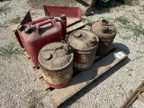 Gas Cans and Truck End Gate Spreader