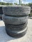 Truck tires- 11R22.5- (4) tires w/ rims