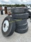 Truck tires w/ Rims- 11R22.5 set of 6 +