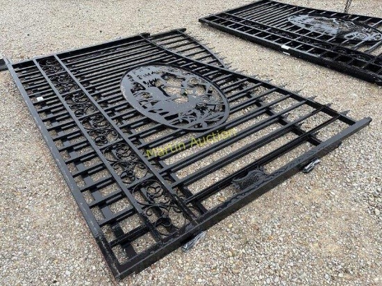 Ornate Fence Gates 9.5' x 7.5' +