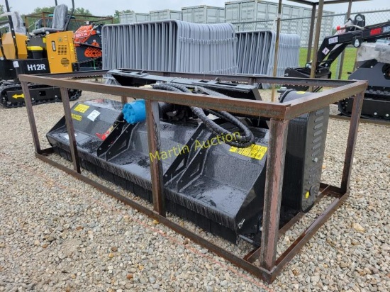 Hydraulic Skid Steer Flail Mower- Mower King +