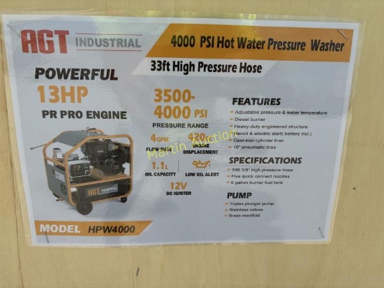 Hot Water Pressure Washer- AGT +