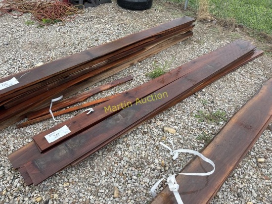Oak and Walnut Rough Sawed