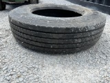 Truck tire- 255/80R22.5- (1) tire