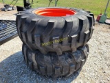 Kubota 17.5Lx24 Tires and Rims (2) +