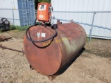 500 Gallon Fuel Tank with Pump