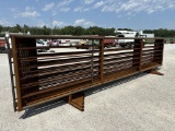 10 free standing cattle panels 1 with gate *