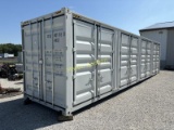 40' High Multi Door Container +
