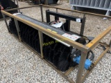 Skid Steer Angle Broom Mower King +