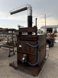 Wood Fire Boiler/ Stove for Hot Water- No Leaks
