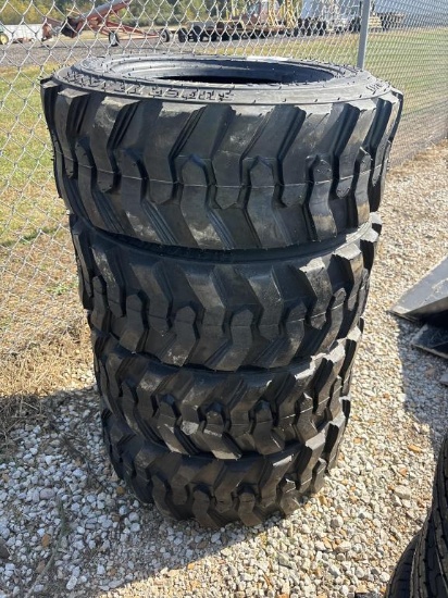SKS-1 Forerunner Skid Steer Tires (4) 10-16.5