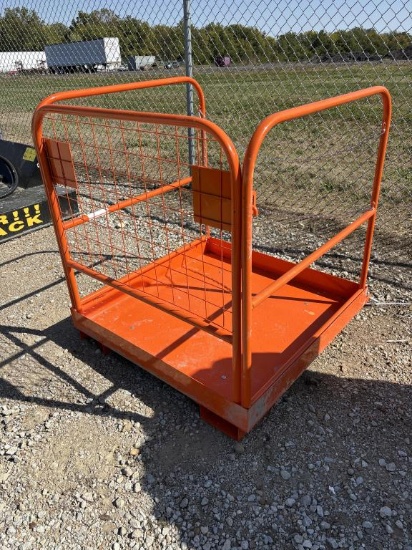 Pallet Fork Mount Safety Basket