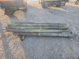 bundle of (10) wooden posts