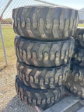 Forerunner Tires (4) 12-16.5 on Bobcat Wheels