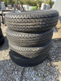 ST205/75R15 (4)  Radial Trailer Tires (4)