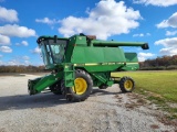 John Deere 1995, 9500 combine, Drove in, 3spd