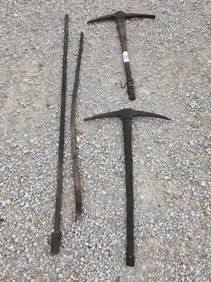 Pry Bar (2) Pick Axe (2)