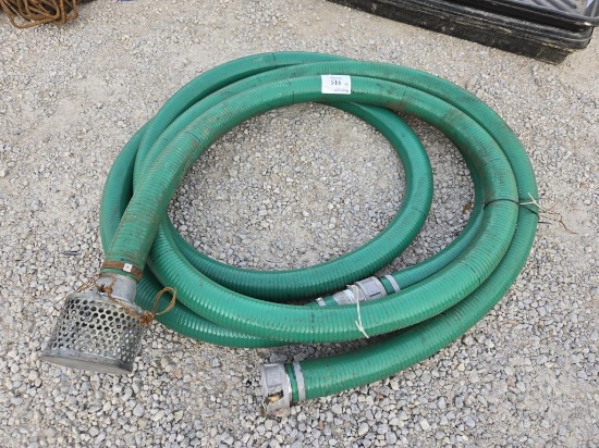 3" Green Suction Hose (2)