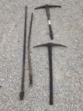 Pry Bar (2) Pick Axe (2)