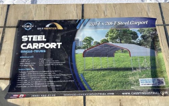 Steel Car Port M2020,