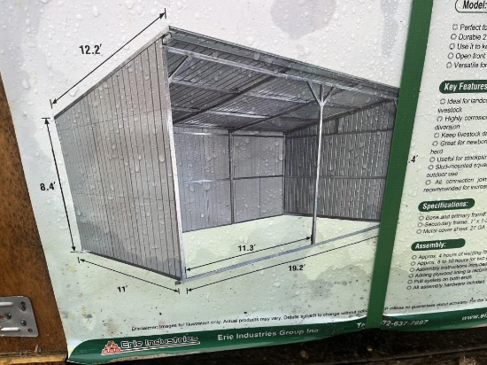 Livestock Shed, 12' x 20' (in crate) +