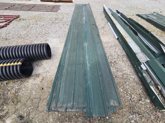 Pole Barn Metal - Green Used