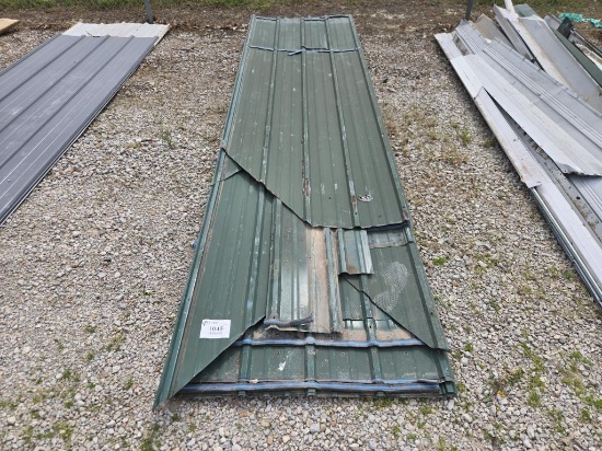 Pole Barn Metal - Green- Used