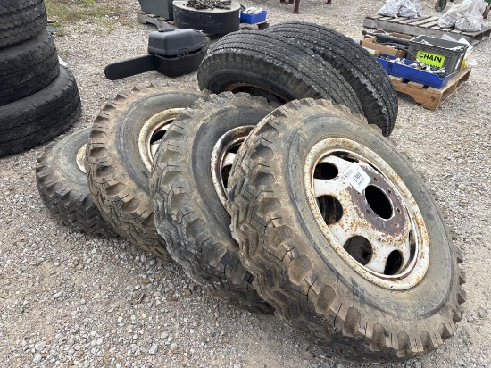 Wheels and Tires off a 1964 Chevy (6)