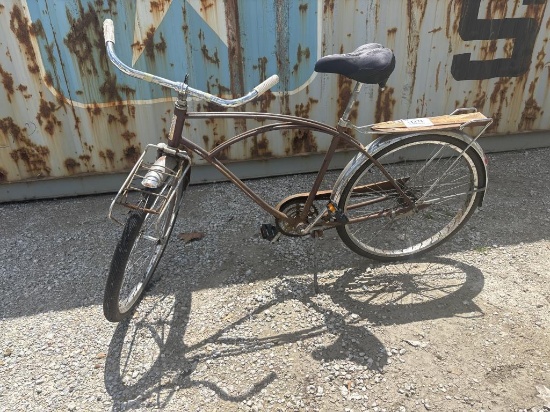 Bicycle and Bicycle Rack