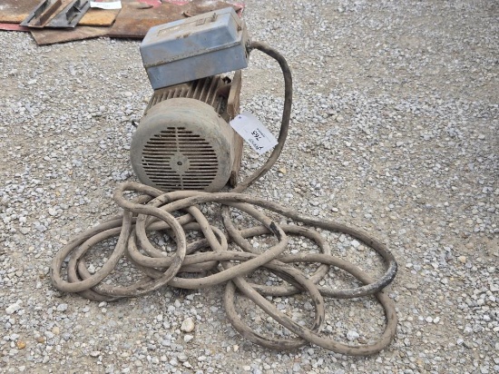 Electric Motor with Panel