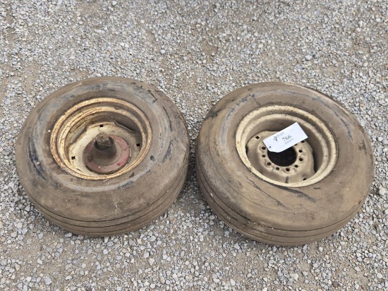 Goodyear Tires (2) with Rims 9.5 x14